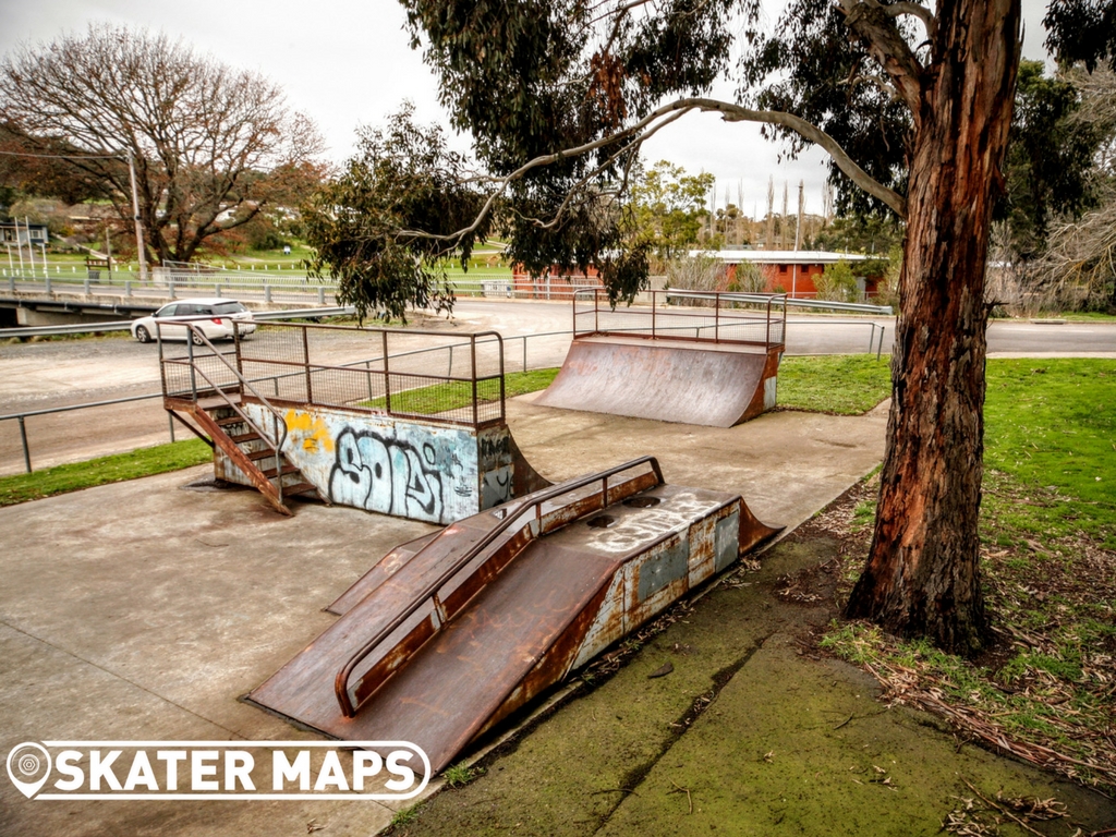Creswick Skatepark Half Pipe, Creswick Victoria Australia 