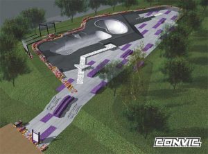 Frankston Skatepark Design 3D