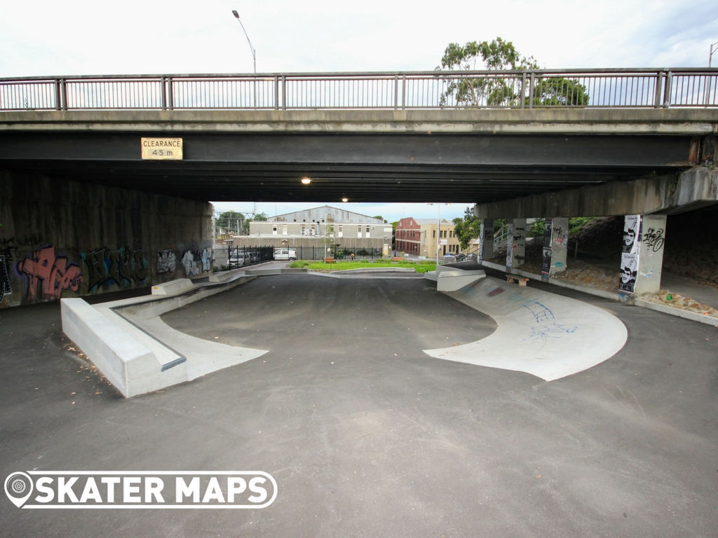 North Melbourne Skatepark, Northbank Skate Plaza