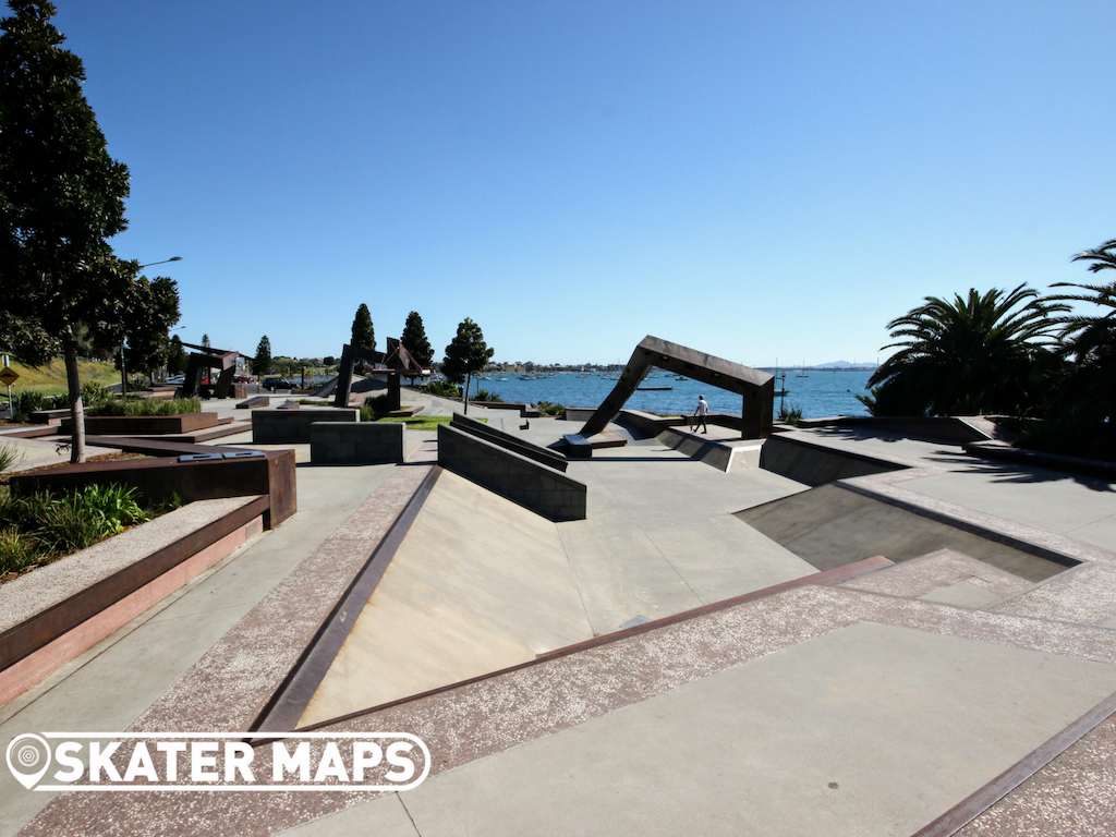 Geelong Waterfront Skatepark Skateboard Vic Australia Skate Parks