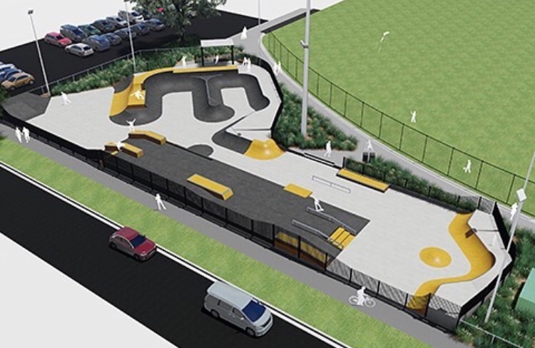 Plan Drawing Bentleigh East Skate Park