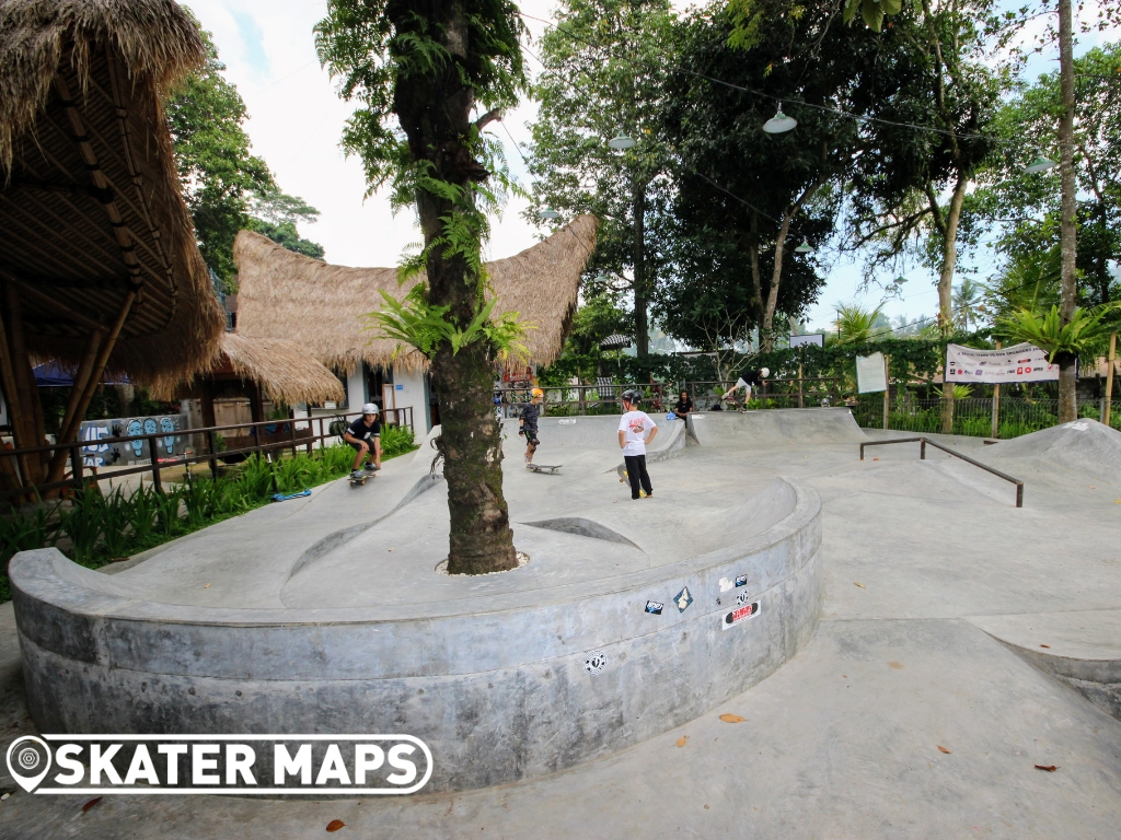 Blue Bear Skateboard Park Ubud Bali 