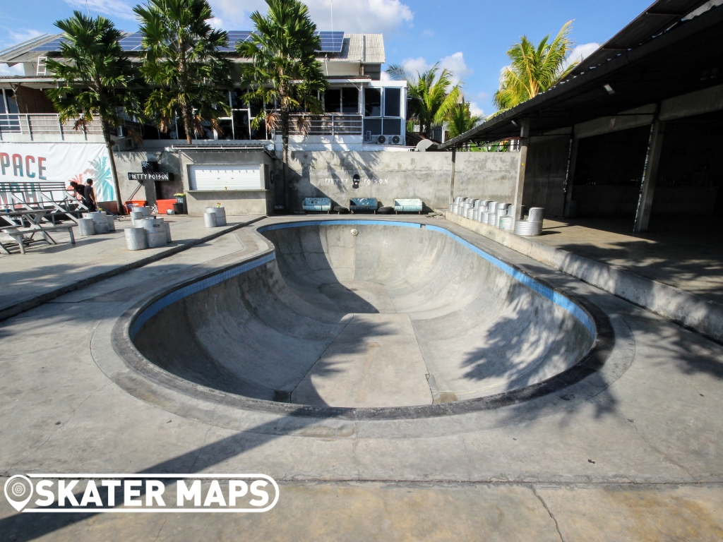 Pretty Poison Skate Bowl Cangu Bali Indonesia