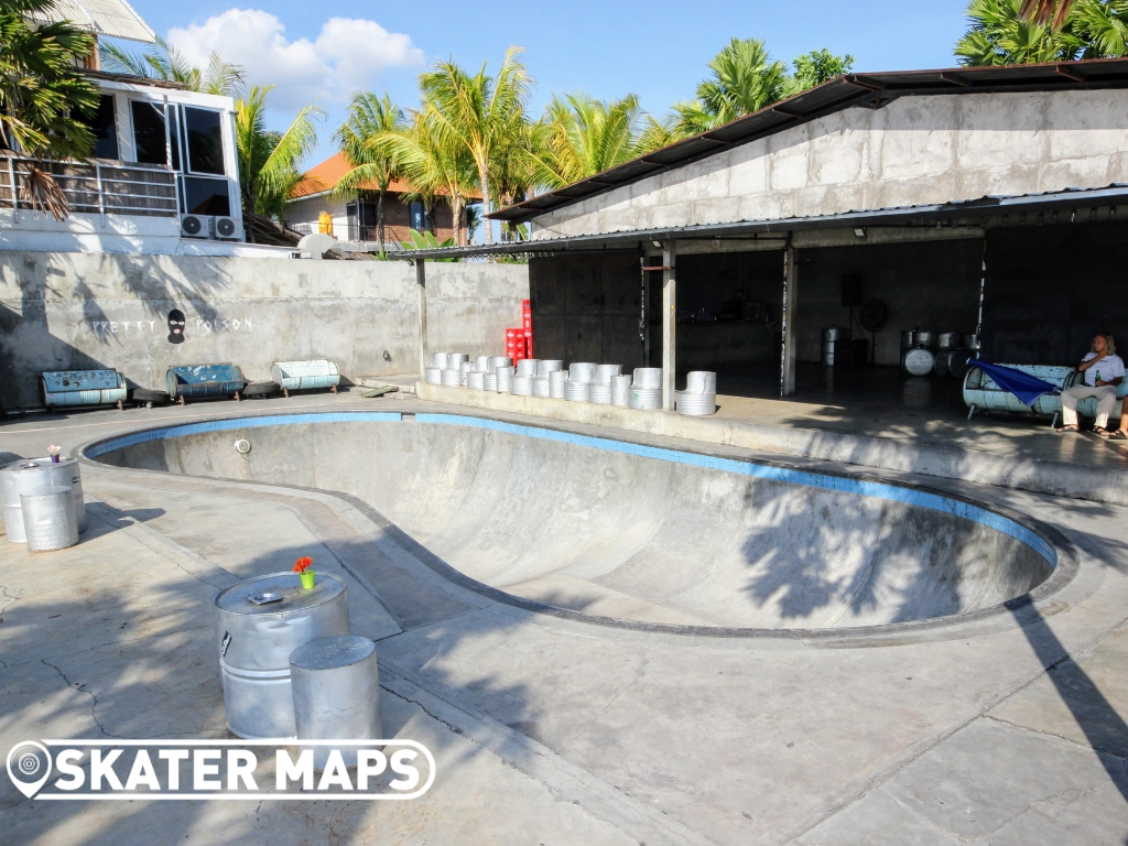 Pretty Poison Skate Bowl Cangu Bali Indonesia